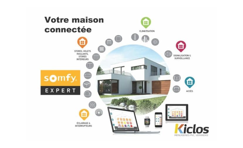 Votre maison connectée avec Somfy