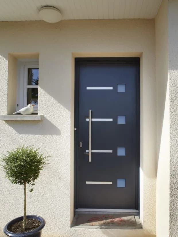 Porte d’entrée en aluminium Kiclos