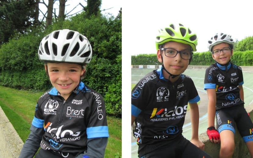 Jeunes coureurs Kiclos Brest Métropole Cyclisme
