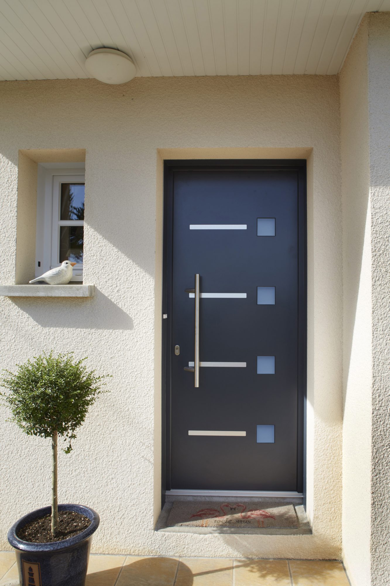 Porte d’entrée en aluminium Kiclos