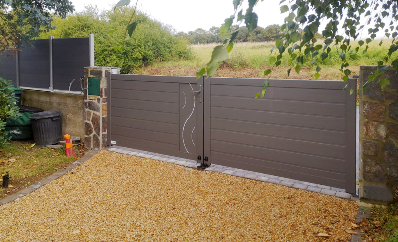 Portail fusain déco