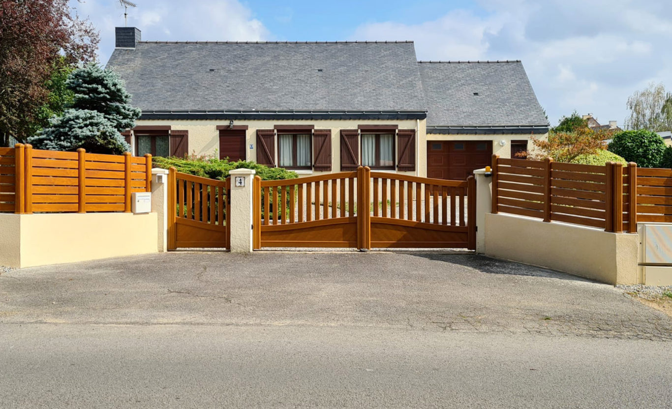 Portail et portillon hélios - Clôture Bollen