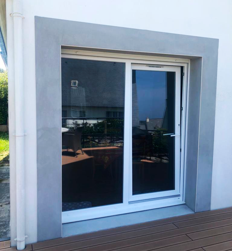 Baie vitrée Kiclos PVC blanc