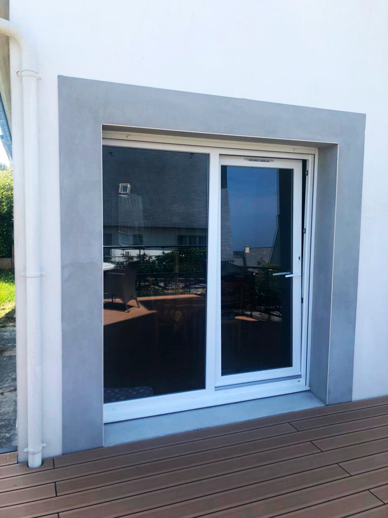 Baie vitrée Kiclos PVC blanc