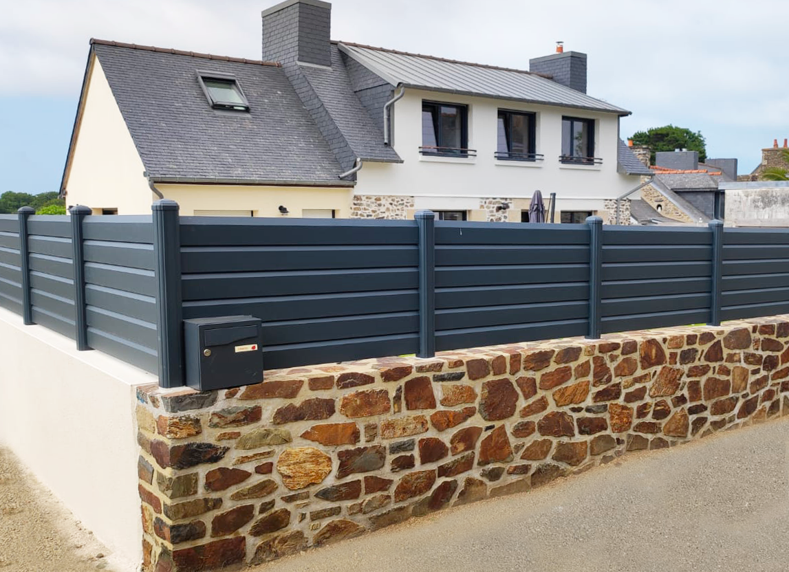 Clôture Kiclos gris anthracite