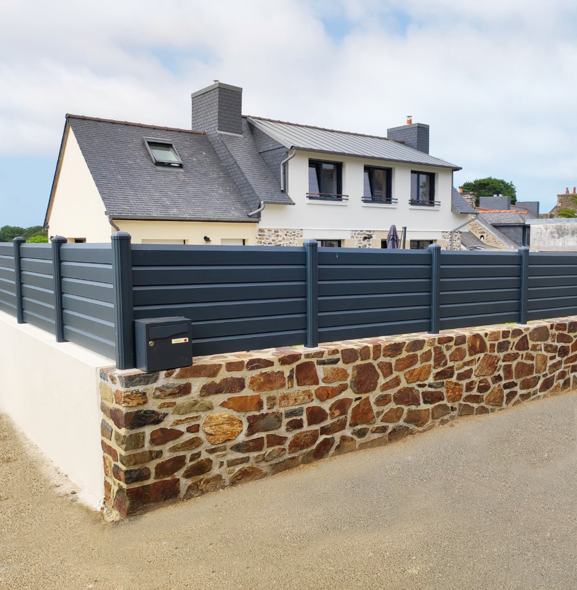 Clôture Kiclos gris anthracite