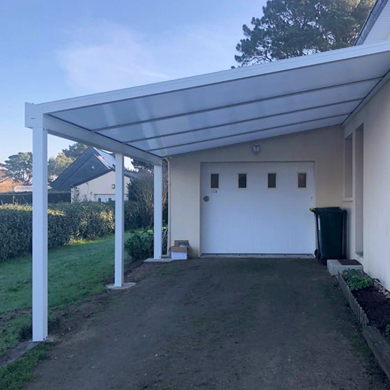 Carport blanc