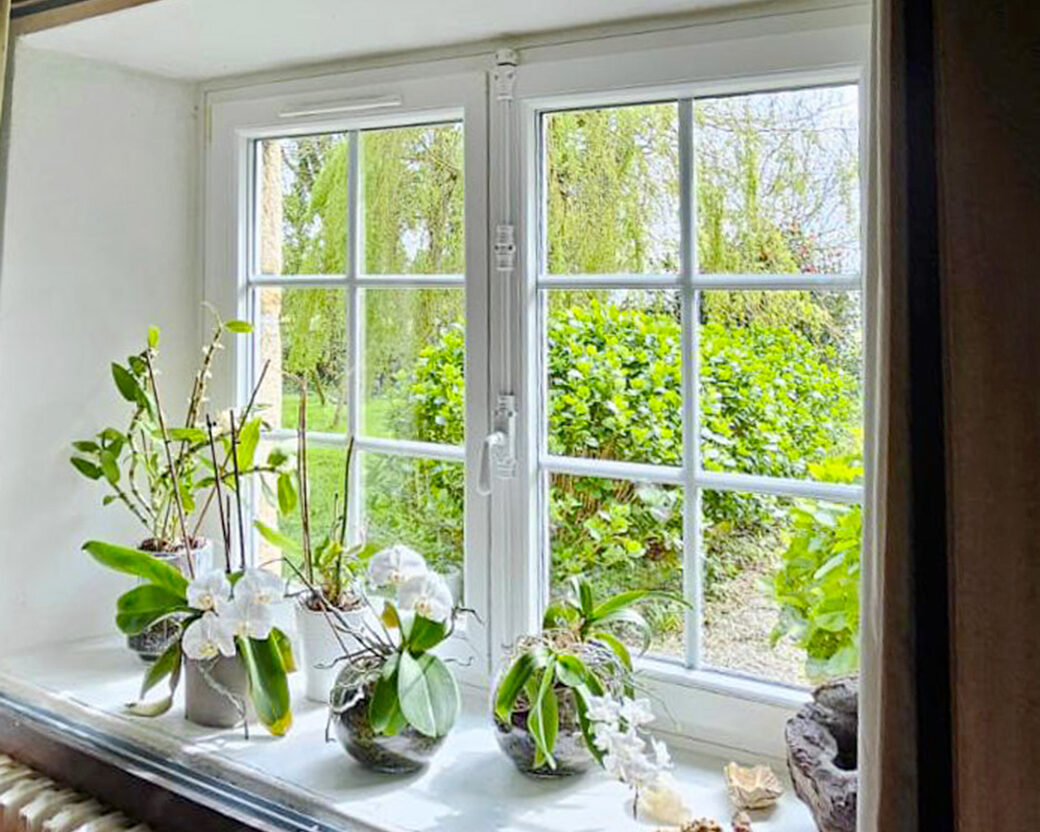 Fenêtre en PVC blanc