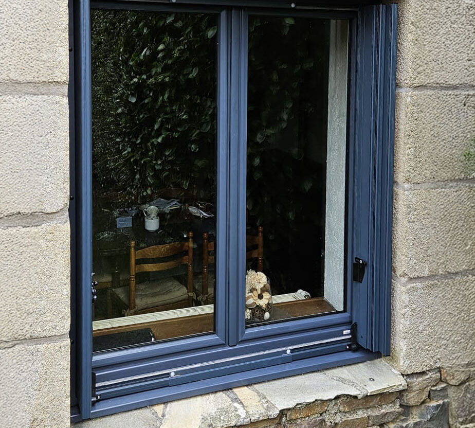 kiclos double fenetre persiennes coulissantes pvc gris anthracite