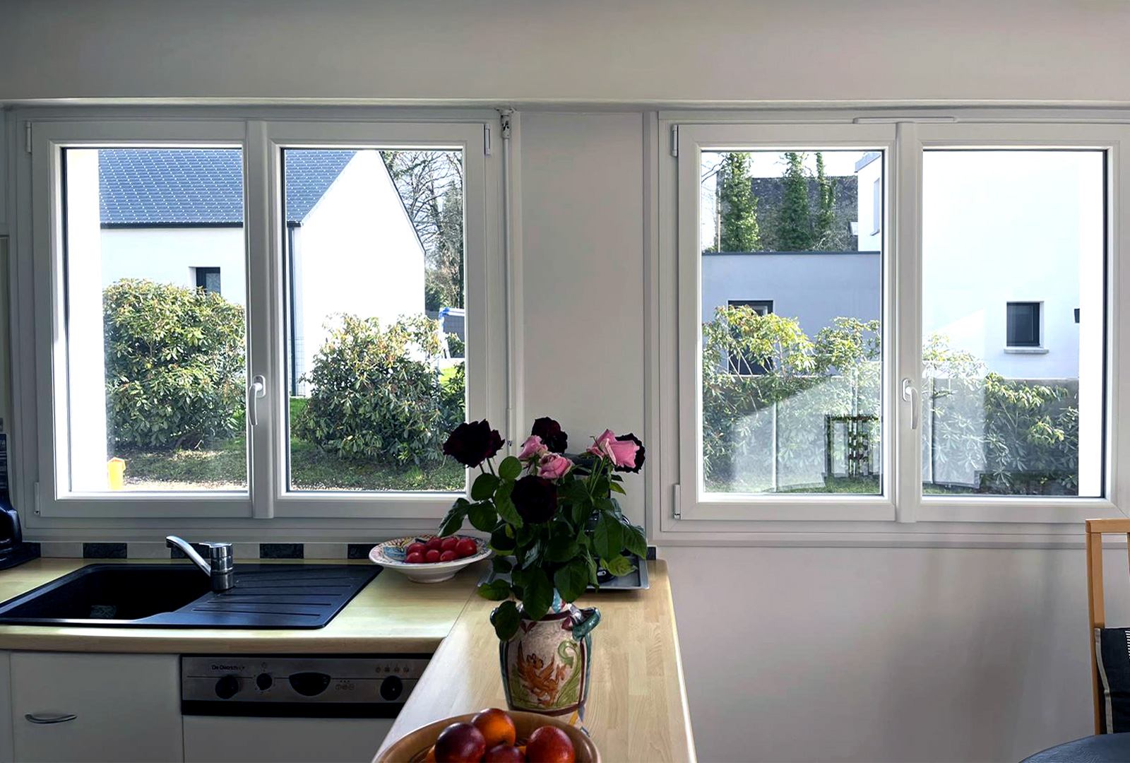 kiclos fenetres ouverture oscillo-battante pvc blanc