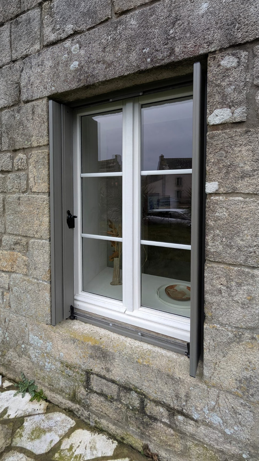 fenetres gamme jalousie en aluminium blanc