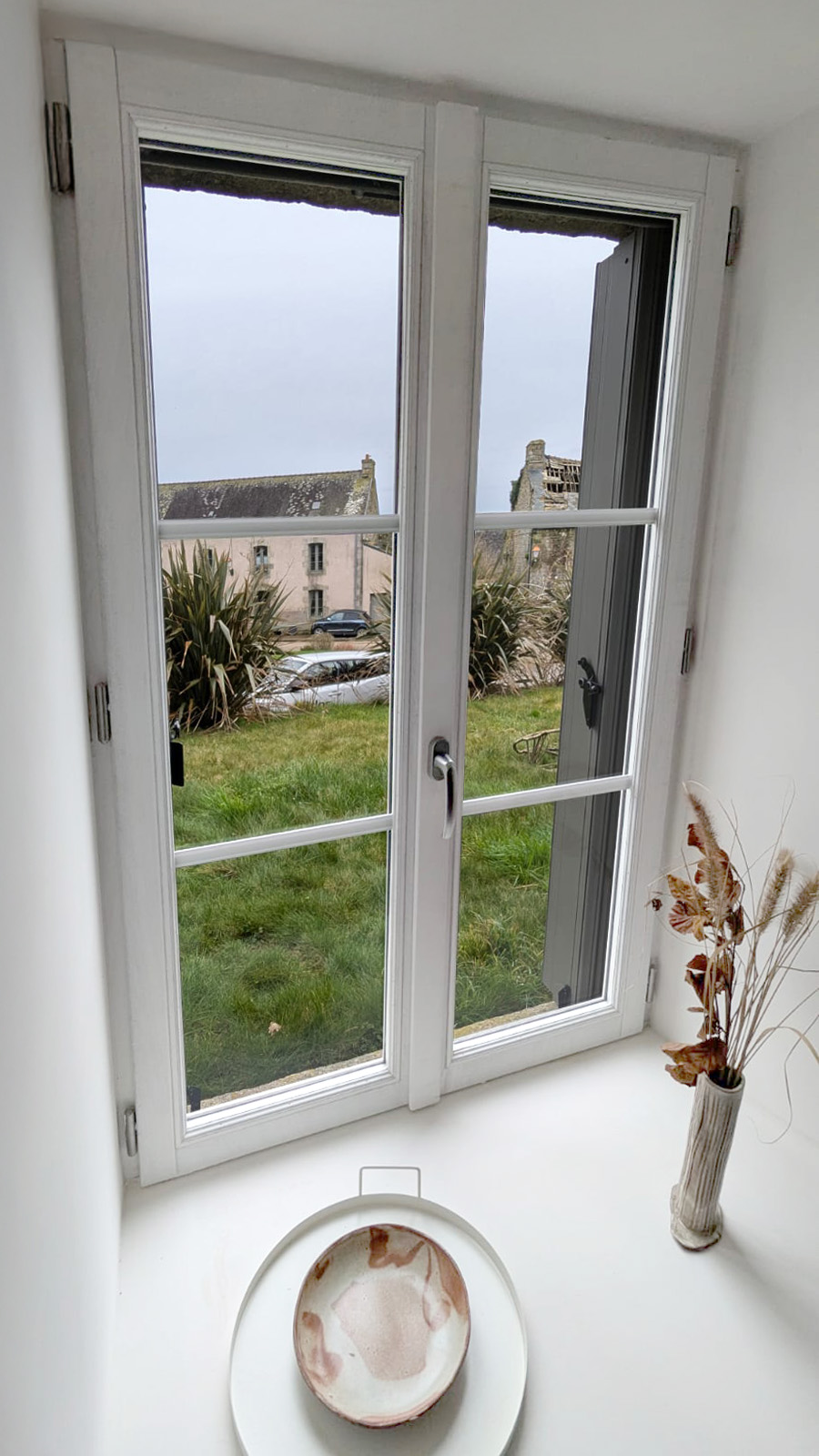 fenetres gamme jalousie en aluminium blanc