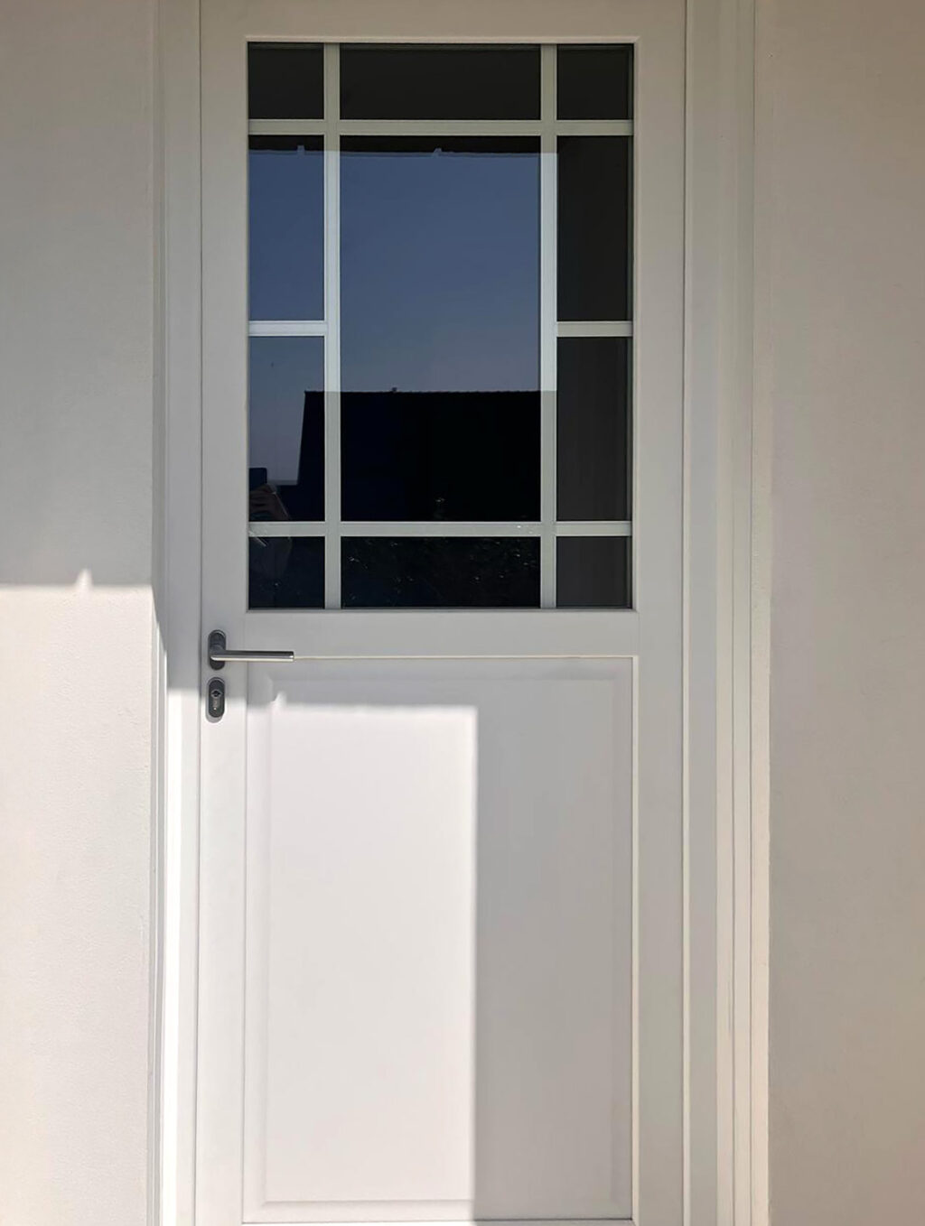 porte entree kiclos pvc blanc