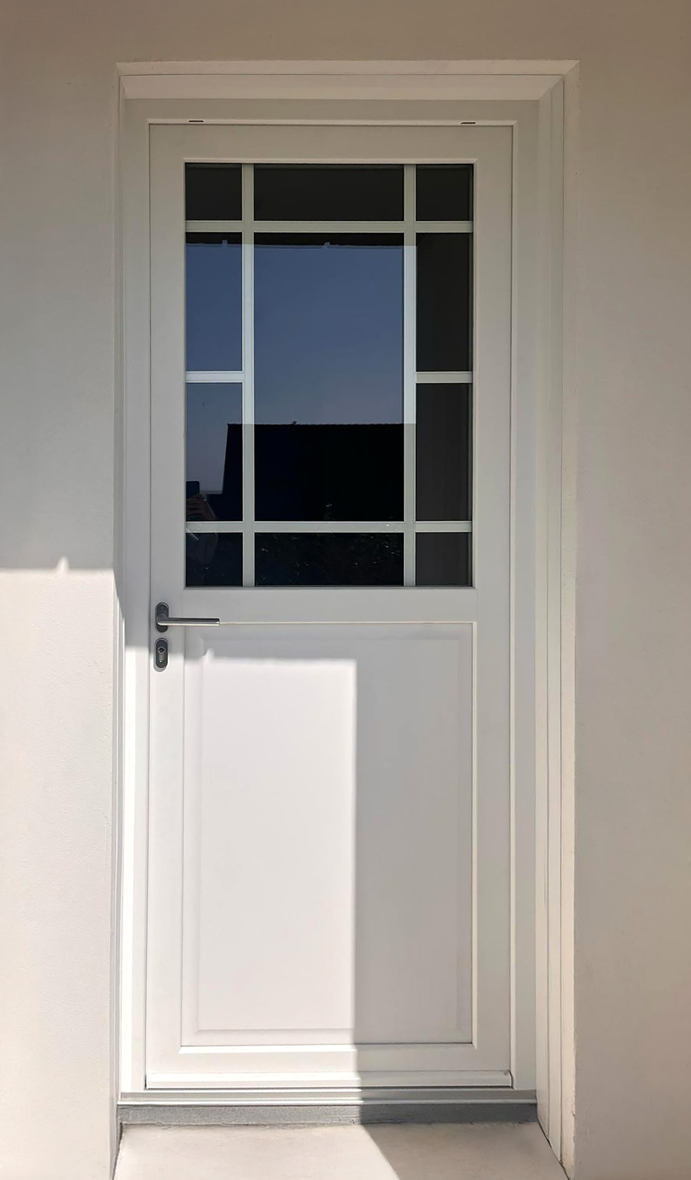 porte entree kiclos pvc blanc