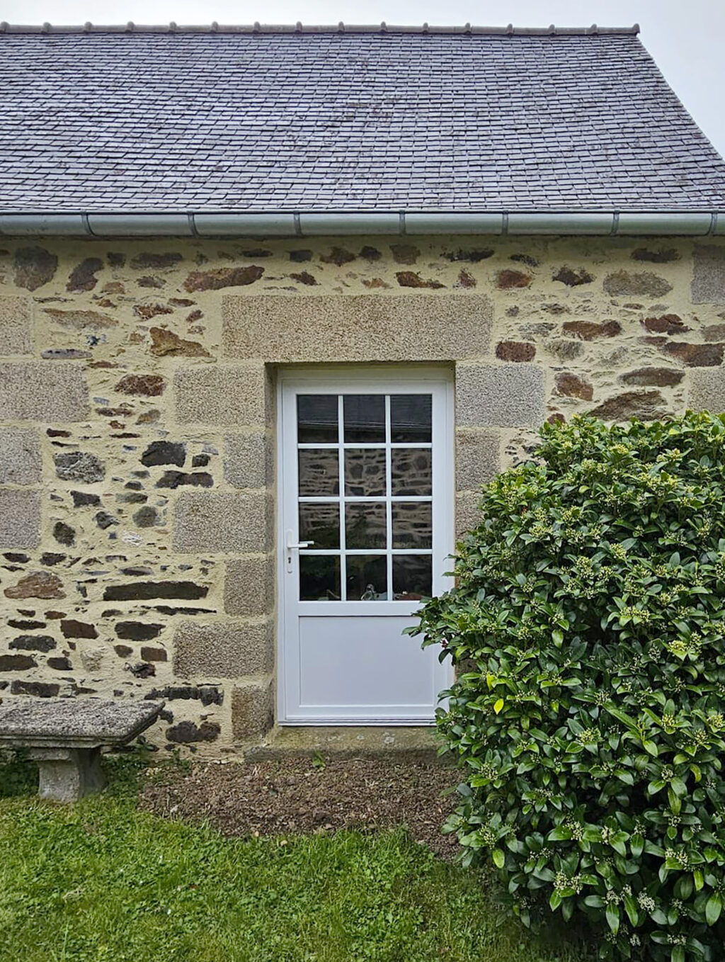 porte vitree pvc blanc