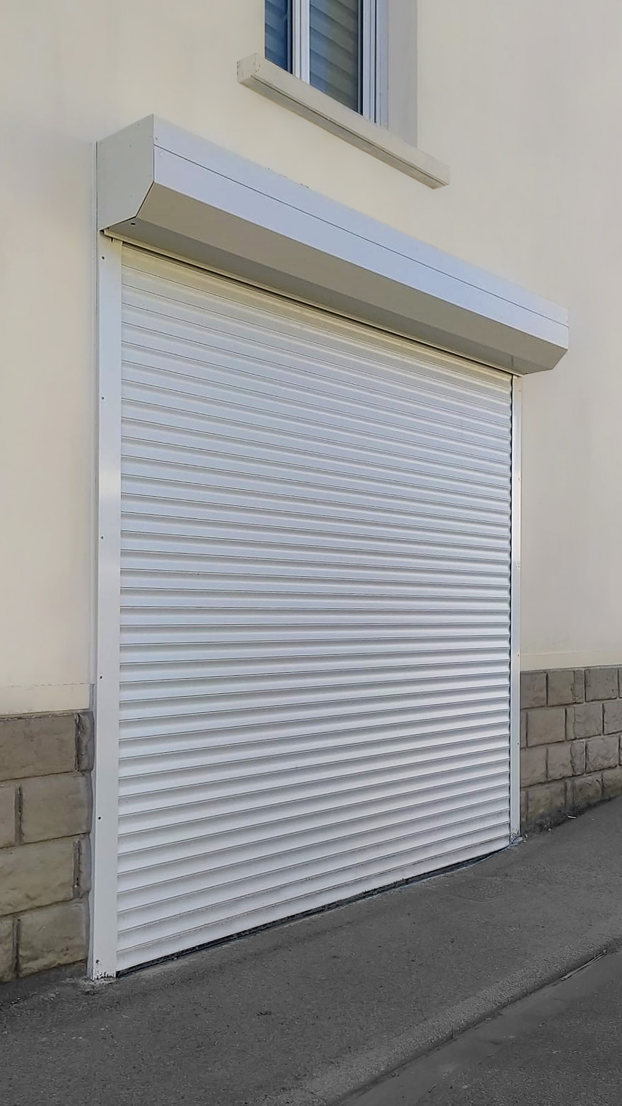 porte de garage rollmatic, aluminium blanc