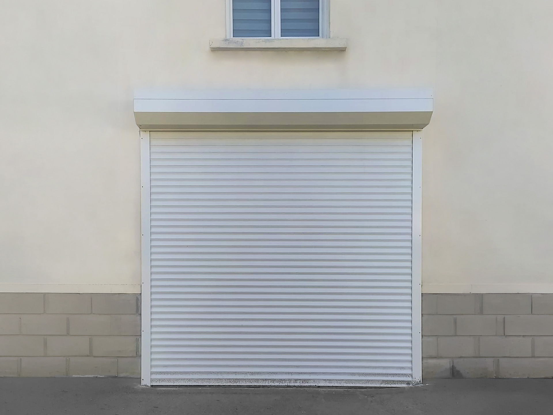 porte de garage rollmatic, aluminium blanc